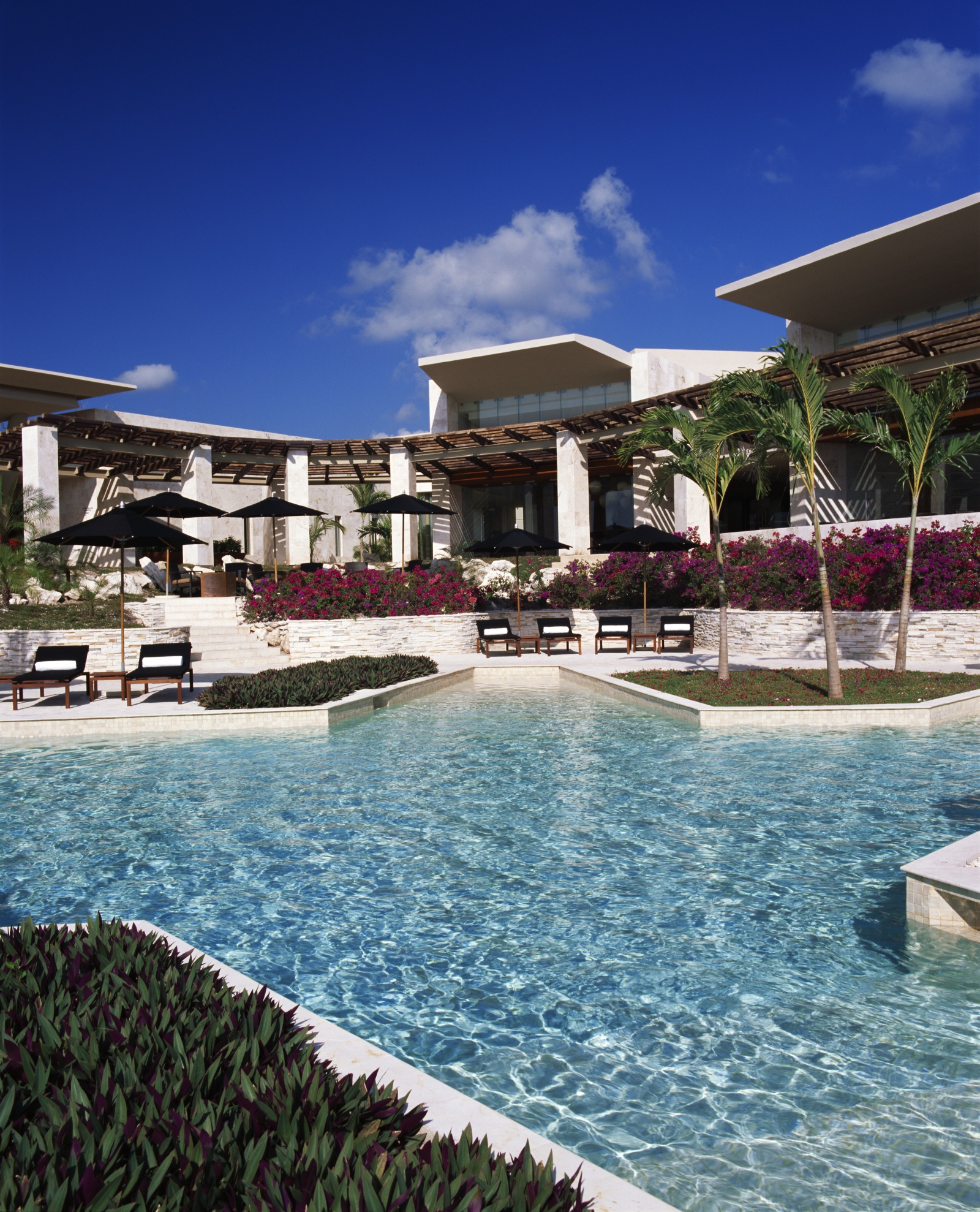 Бассейн отеля Rosewood Mayakoba