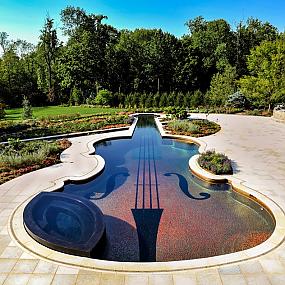 the pool in the form of large-scale copy violin-06