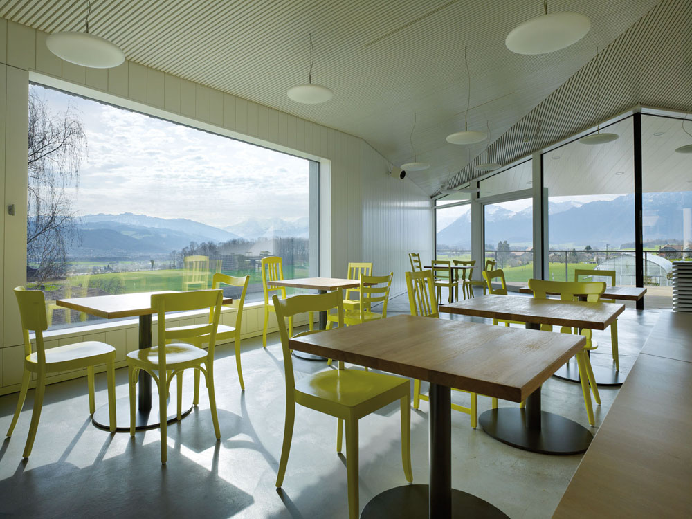 the unusual design of the restaurant alpenblick-01