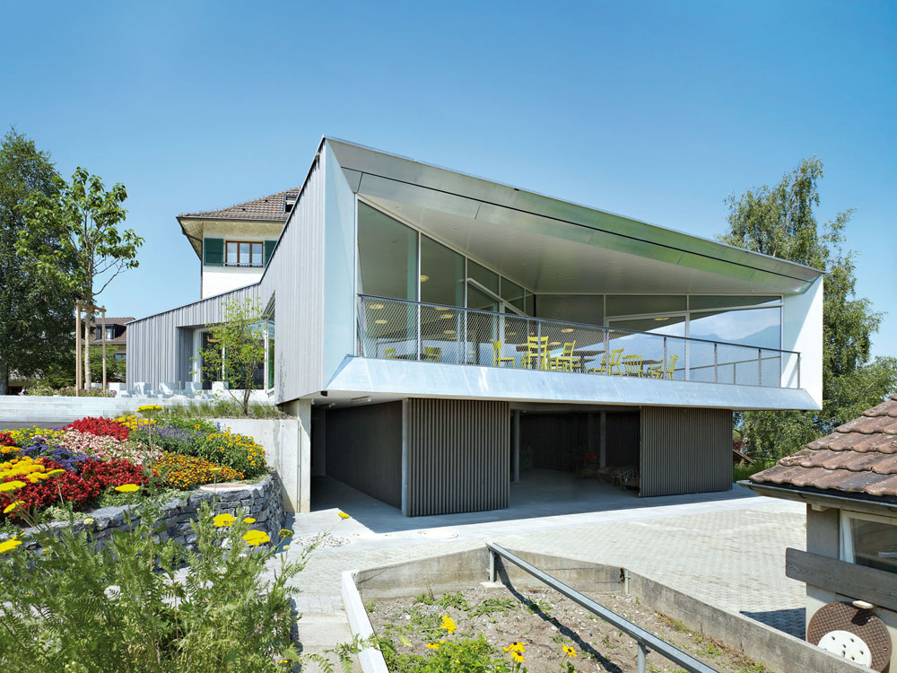 the unusual design of the restaurant alpenblick-10