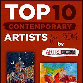 top 10 contemporary artists for 2014-01