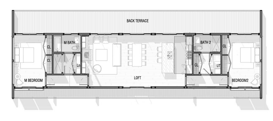 Детальный эскиз особняка Confluence House