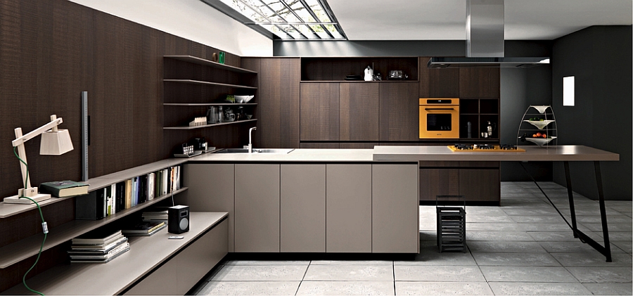 Современный дизайн кухонной зоны от Kalea