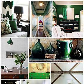 variations of green in the interior-04