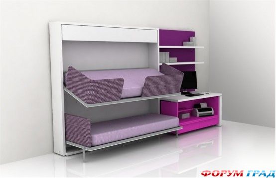 Комната с двухъярусной кроватью