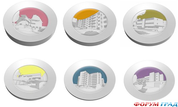 веселые тарелки