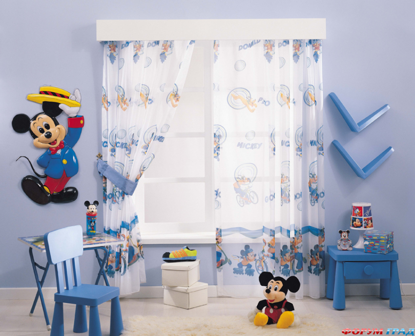 Шторки в детскую для мальчика