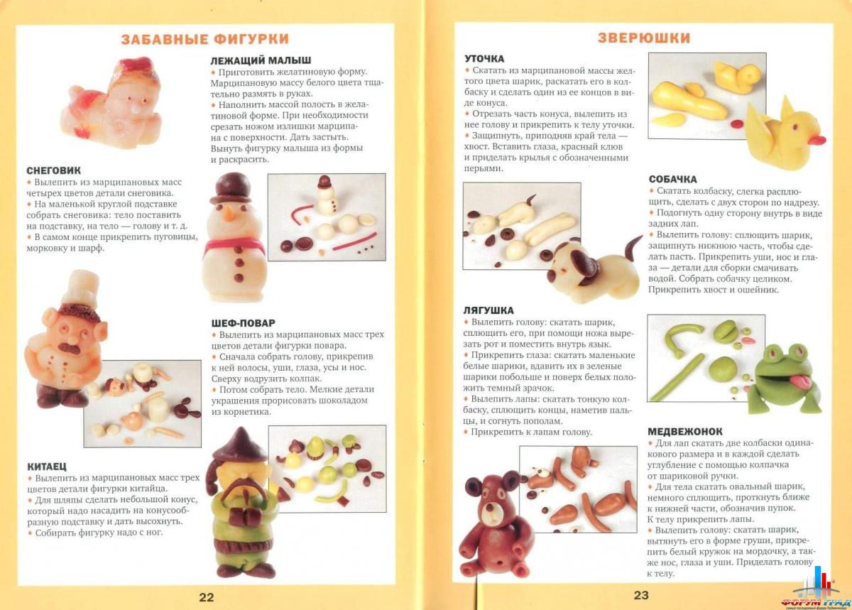 Фигурки из шоколада