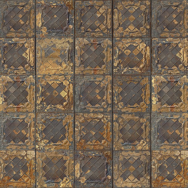 Brooklyn Tins Wallpaper by NLXL and Merci of Paris