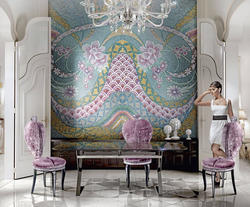 Bold Mosaic Walls Extravaganza