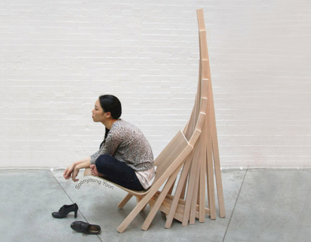Деревянное дизайнерское кресло Way Home