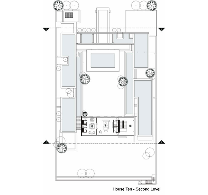 План-схема частной резиденции