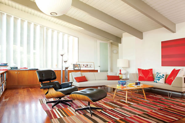 eye-catching interiors featuring the iconic eames lounge chair-29