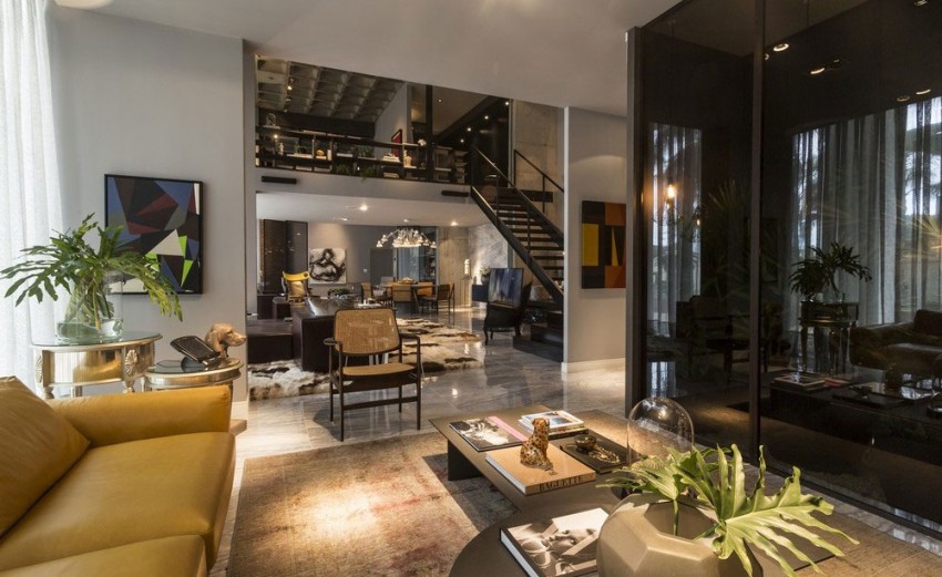 Дизайн интерьера частного дома Loft 44