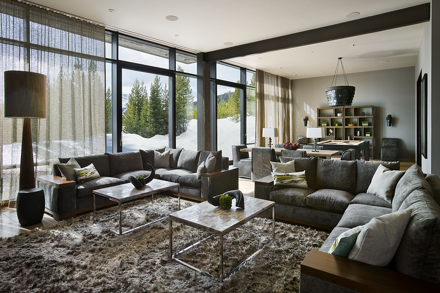 Интерьер коттеджа Lower Foxtail Residence