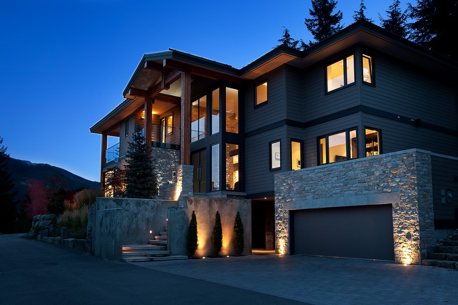 Архитектура коттеджа Chalet in Whistler 