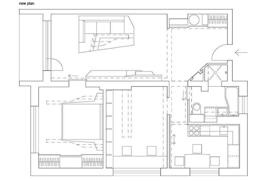 План-схема White Apartment