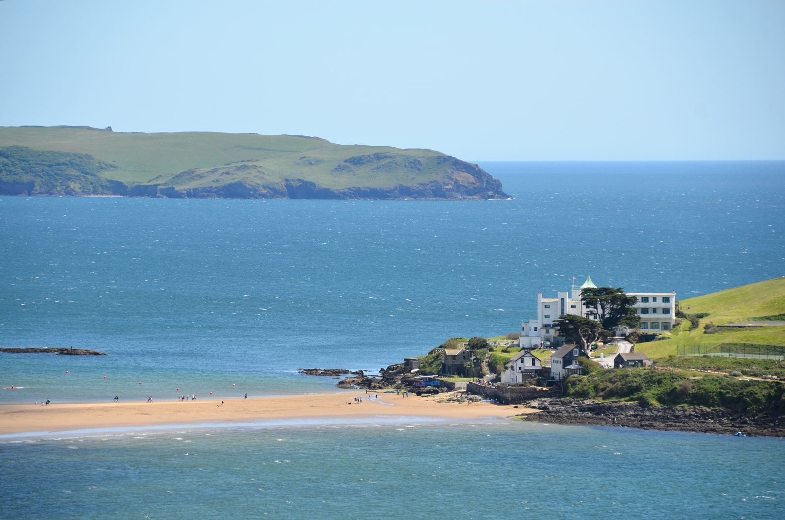 Интерьер отеля Burgh Island Hotel