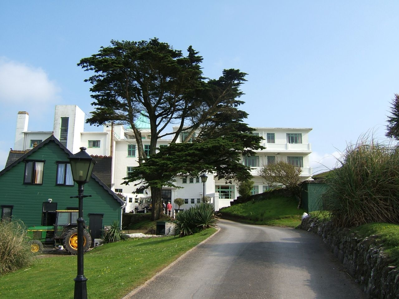 Интерьер отеля Burgh Island Hotel