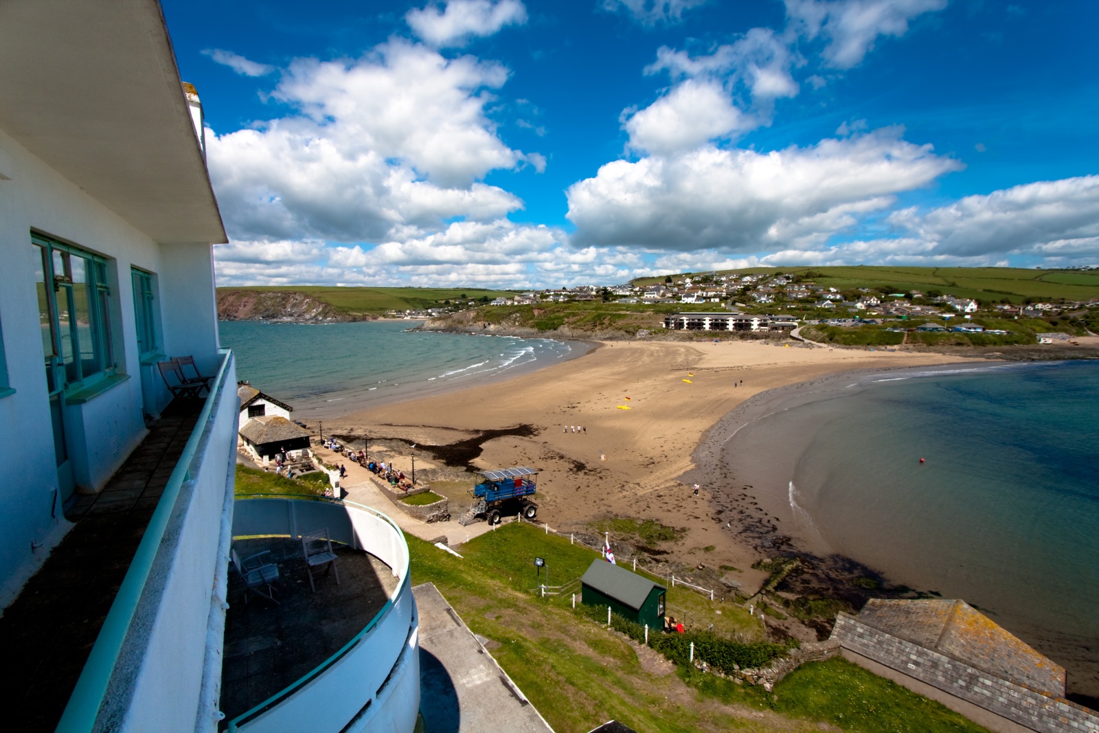 Интерьер отеля Burgh Island Hotel