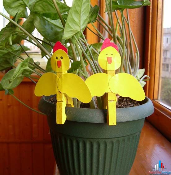 поделки из прищепок