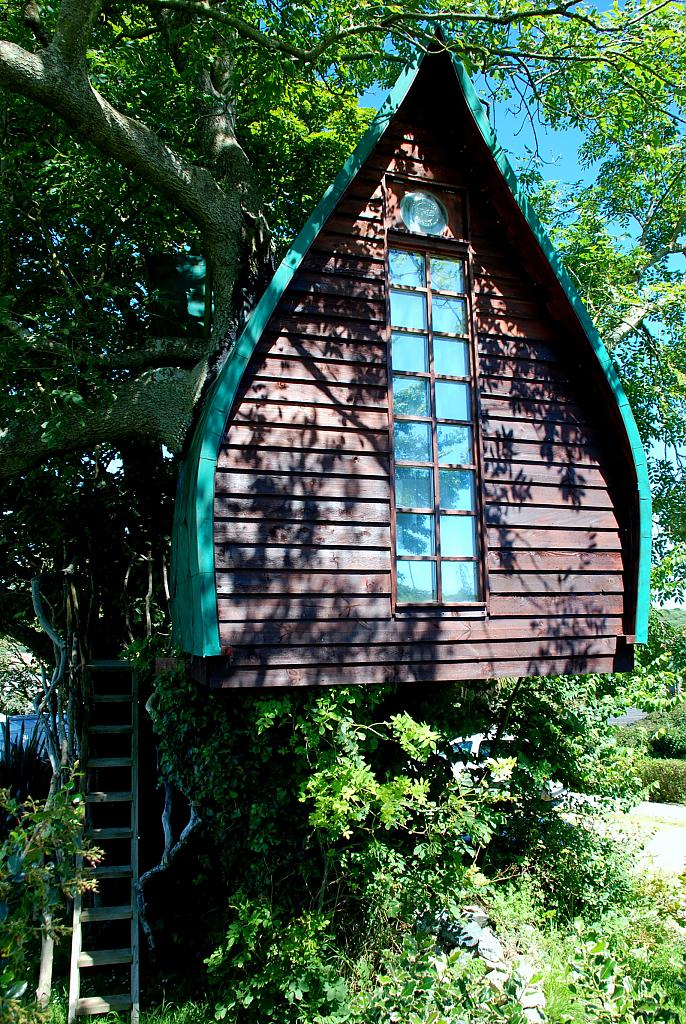 Миниатюрный домик на дереве ручной работы - Tree Sparrow House, Cornwall