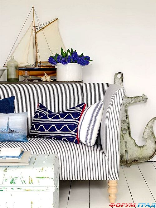 морской стиль в интерьере