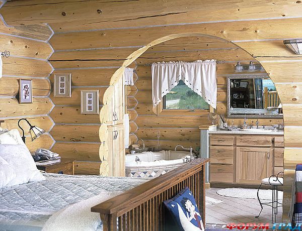 интерьер деревянного дома