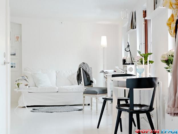 skandinavskie interiery interier malenkoy kvartiry kvartira na cherdake 8