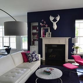 Colorful-contemporary-living-space-in-fuchsia