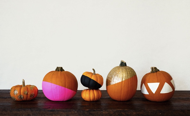 diy-inspiration-no-carve-pumpkin-round