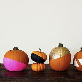 diy-inspiration-no-carve-pumpkin-round