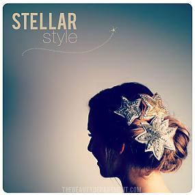 diy-sparkling-star-hair-clips