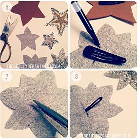 diy-sparkling-star-hair-clips