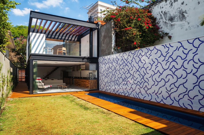 Особняк Casa 7 × 37 в Сан-Паулу