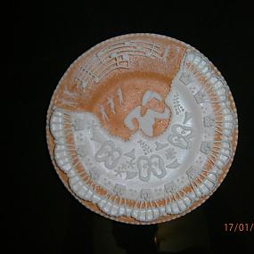Айсинг - сладкая тарелка с танцовщицей фламенко