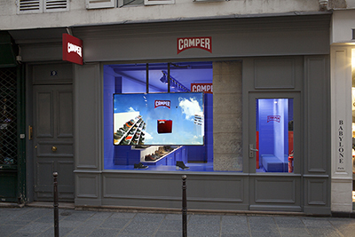 Марти Гиксе. Интерьер магазина Camper в Париже