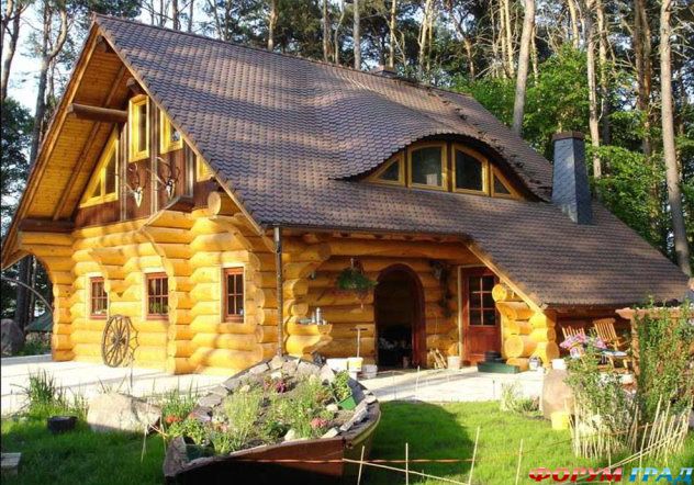 деревянные дома фото