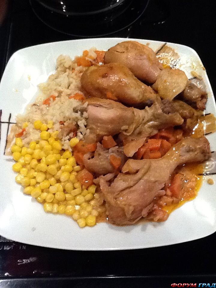 курица в сливках