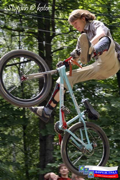 Полёт райдера. Ступино 2007г.