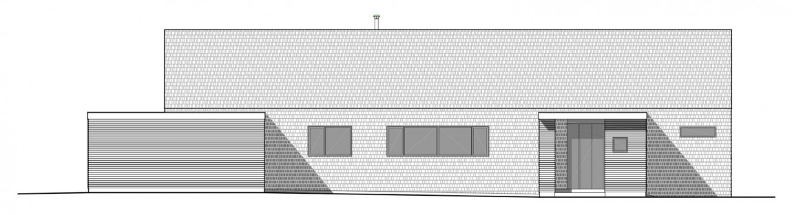 План фасада резиденции Harbour Heights, Инвернесс, Канада