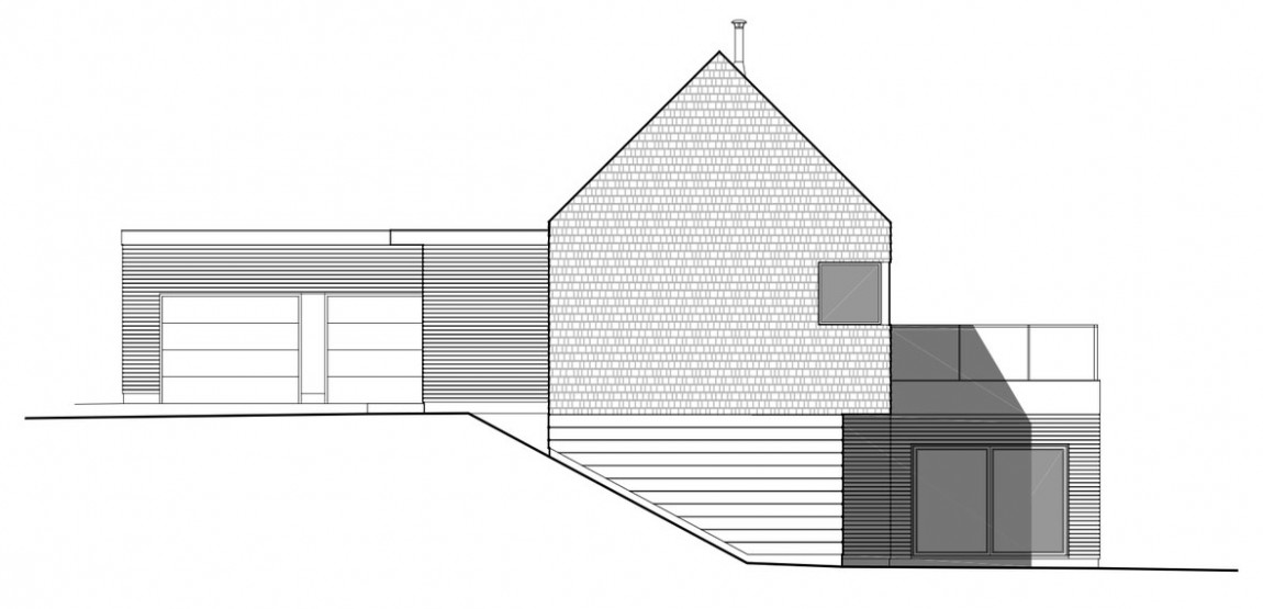 Дизайн фасада резиденции Harbour Heights, Инвернесс, Канада