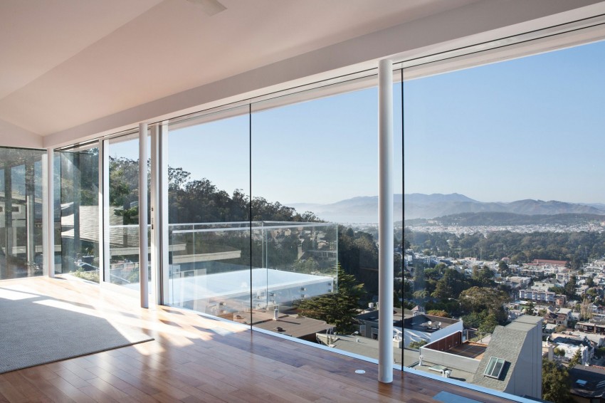 Панорамные окна в доме от Jensen Architects, Сан-Франциско, США