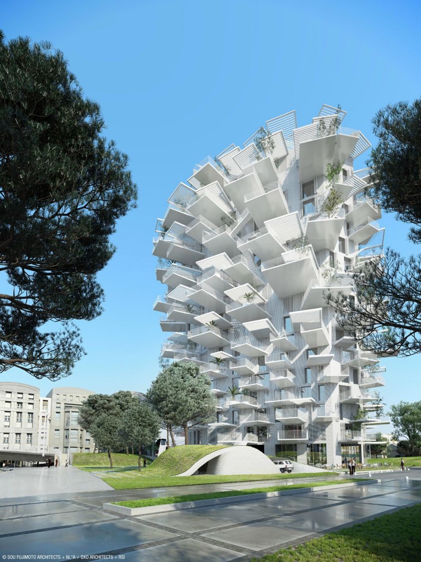 Дом Arbre Blanc/White Tree от Sou Fujimoto Architects