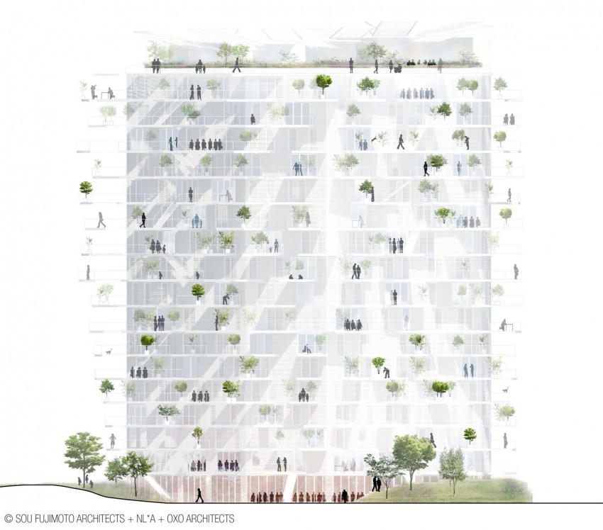 Дом Arbre Blanc/White Tree от Sou Fujimoto Architects