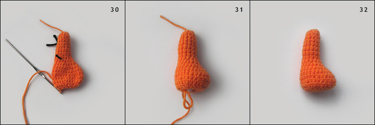 вязание, тигр