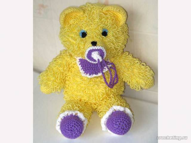 вязанный медведь