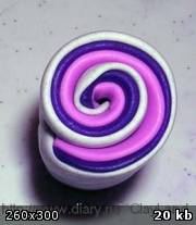Кулон с использованием техники Crysanthemum Cane