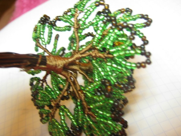 бисер, елка