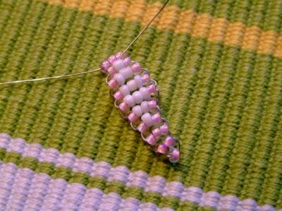 цветы, бисер